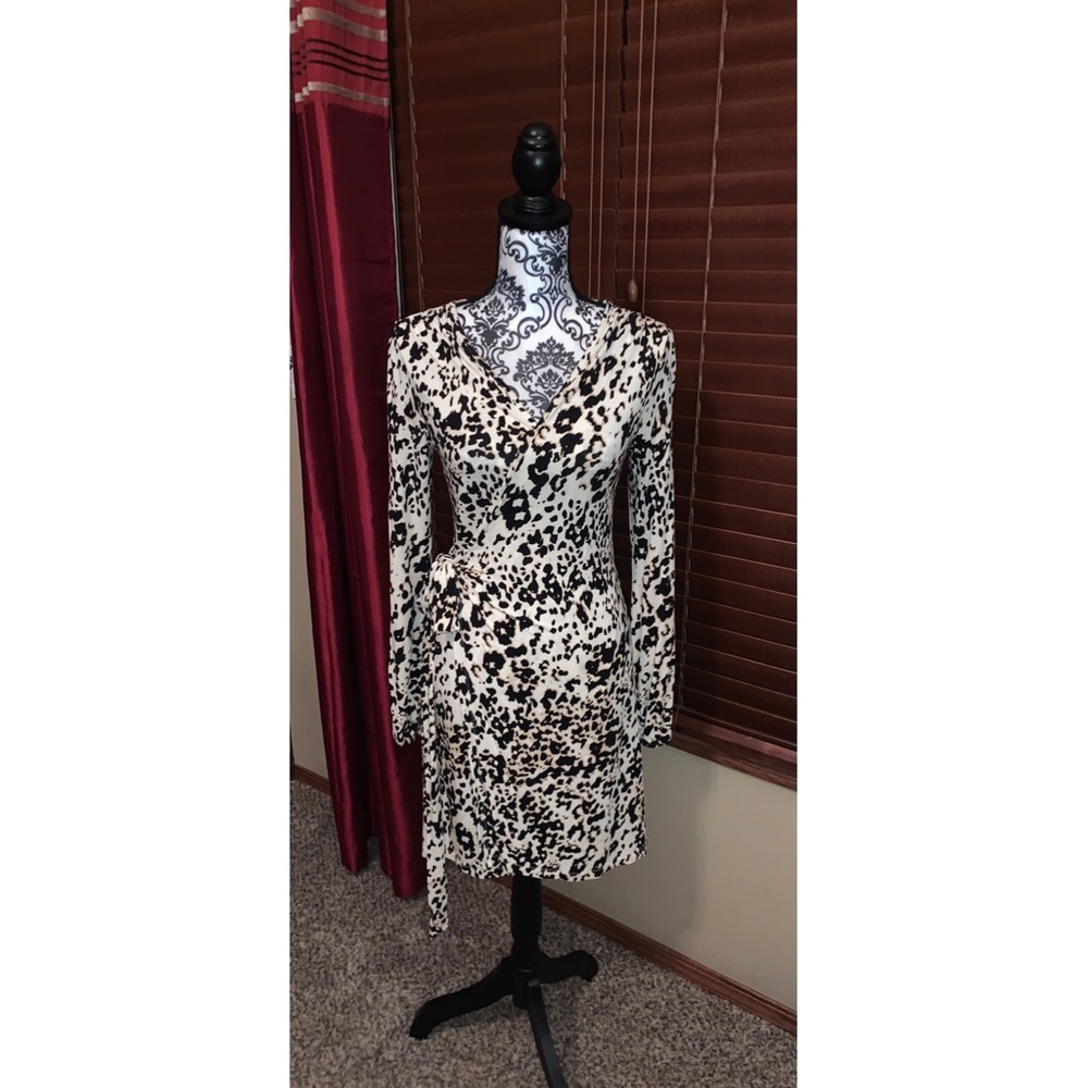 Leopard Wrap Dress